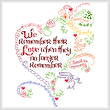 cross stitch pattern Let's Remember... Alzheimer's