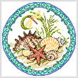 cross stitch pattern Seasonal Circle/ June Memory