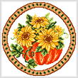 cross stitch pattern Seasonal Circle/ Oct Memory