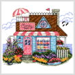 cross stitch pattern Candy Shop