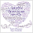 cross stitch pattern Let's Adopt