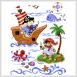 cross stitch pattern Little Pirates