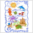 cross stitch pattern Sea Friends