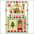 cross stitch pattern Christmas Sampler