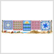 cross stitch pattern Summer Quilts Row