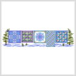 cross stitch pattern Winter Quilts Row