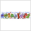 cross stitch pattern Hats 'n Mittens Ho Ho Ho