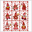 cross stitch pattern Mingle Jingle Zoom Gnomettes