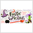 cross stitch pattern Feelin' Wicked