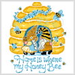 cross stitch pattern My Honey Bee