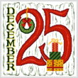 cross stitch pattern December 25th