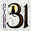 cross stitch pattern October 31