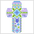cross stitch pattern Cross - Winter