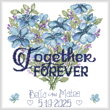 cross stitch pattern Forever Together Wedding