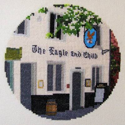 cross stitch pattern Eagle and Child-Oxford