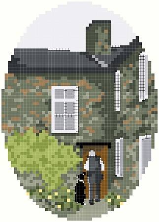 cross stitch pattern Coming Home