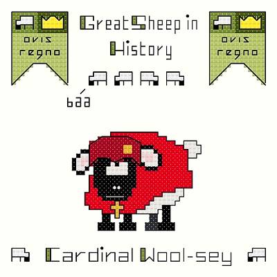 cross stitch pattern Cardinal Wool-sey