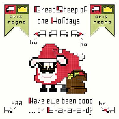 cross stitch pattern Good or B-a-a-a-d