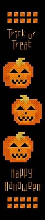 cross stitch pattern Trick or Treat