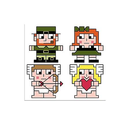 cross stitch pattern Spring Holiday Quads