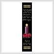 cross stitch pattern Great Light Bookmark