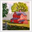 cross stitch pattern Country Morning
