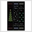 cross stitch pattern Christmas Bookmarks II