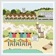 cross stitch pattern The beach at Otter Cove