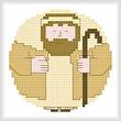 cross stitch pattern Roundabout Joseph Ornament