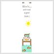 cross stitch pattern Beach Boy Bookmark