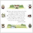 cross stitch pattern The Open Road