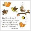 cross stitch pattern Birds of the Air