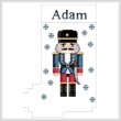 cross stitch pattern Nutcracker Stocking