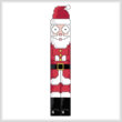 cross stitch pattern Googlie Santa Bookmark
