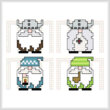 cross stitch pattern Gnomies I