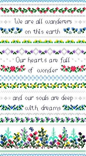 cross stitch pattern Dreams