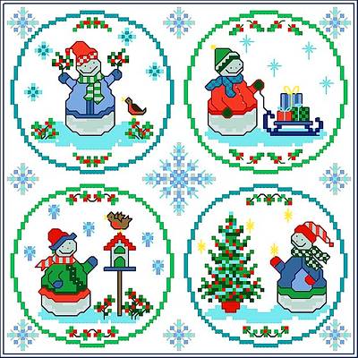 small Christmas cross stitch patterns - scout901 on HubPages