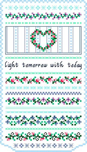 cross stitch pattern Light Tomorrow