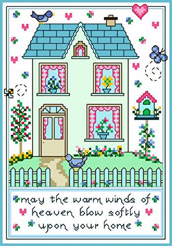 cross stitch pattern Warm Winds