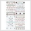 cross stitch pattern Christmas cards