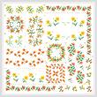 cross stitch pattern Autumn Quilt Square