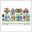cross stitch pattern Buttercup Village