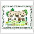 cross stitch pattern Country Cottage