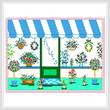 cross stitch pattern Flower Shop