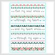cross stitch pattern Heart's Smile