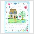cross stitch pattern Little Home
