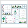 cross stitch pattern Wintertime