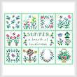 cross stitch pattern Summer