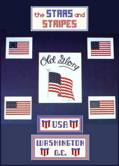 cross stitch pattern Stars and Stripes