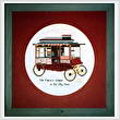 cross stitch pattern The Popcorn Wagon